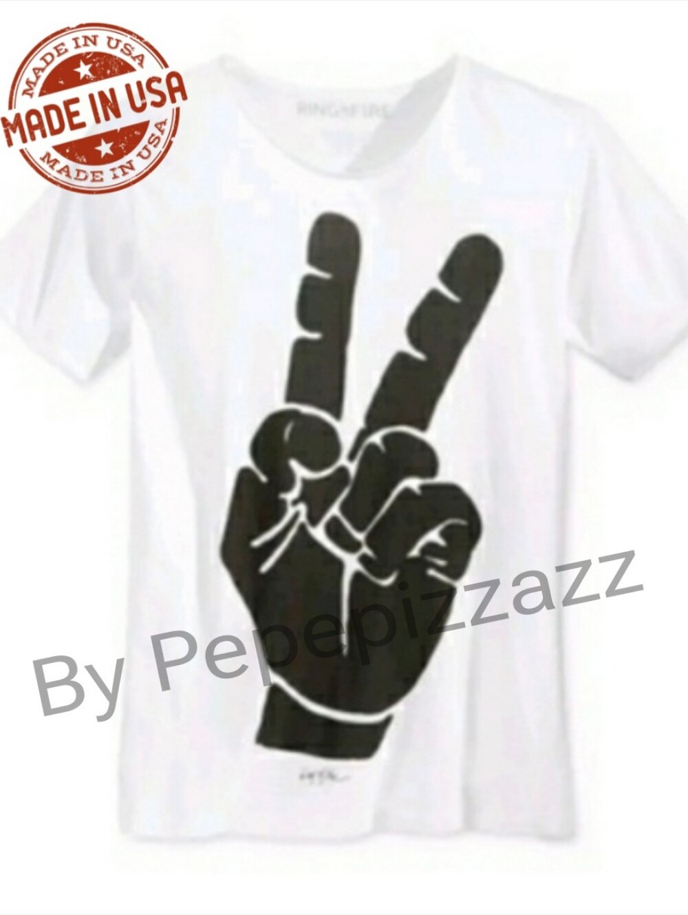 CUSTOM DESIGNED PEACE Sign tshirt All Colors And Sizes. Unisex